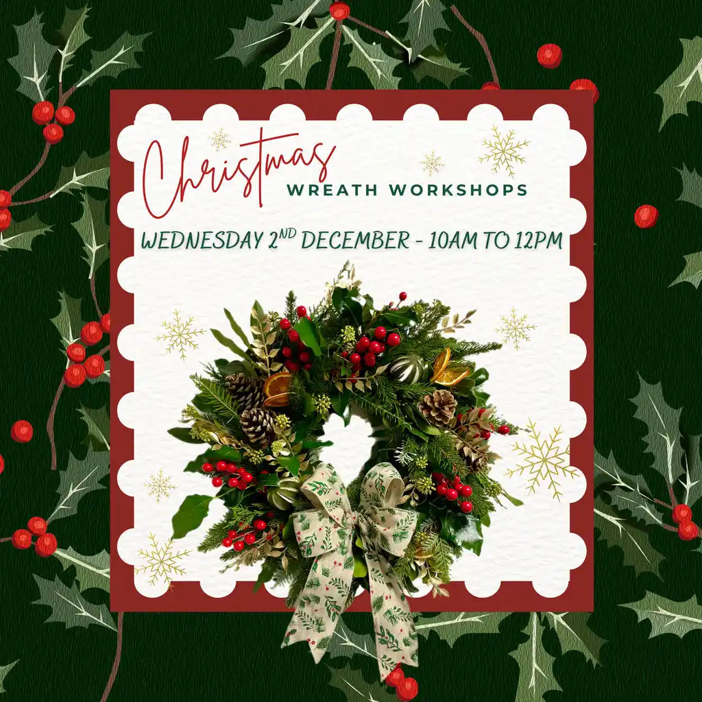 Wreath workshop at The studio - Event Ticket | 2nd December 2026 10am - 12pm